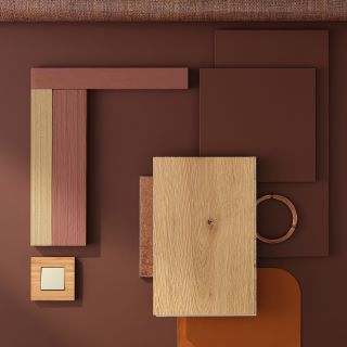 Trendkleuren voor interieur: Rose Red & Almond Trendkleuren voor interieur: Rose Red & Almond