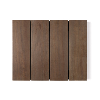 Bolle terrasplank in Kebony-hout