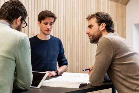 Technische ondersteuning bij projecten door technische tekenaars