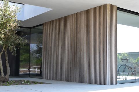 HOTwood essen gevelbekleding woning Zottegem