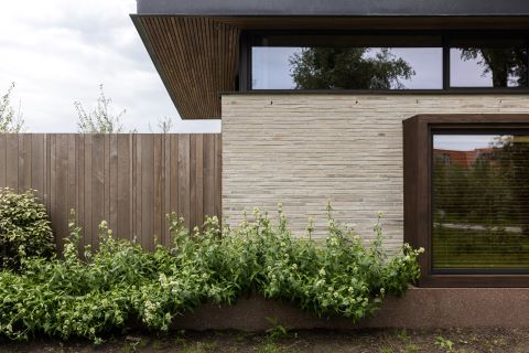 Houten afsluiting