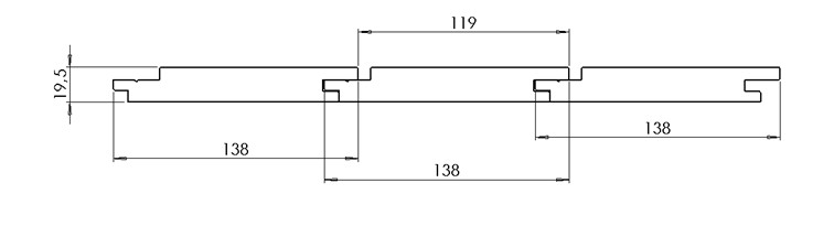 Technische tekening planchet CP5 Technische tekening planchet CP5