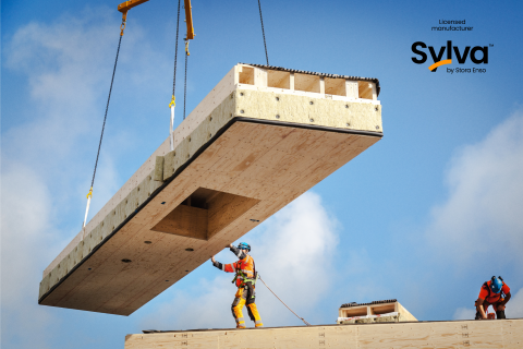 Geprefabriceerde Sylva™ LVL Rib panels by Stora Enso Geprefabriceerde Sylva™ LVL Rib panels by Stora Enso