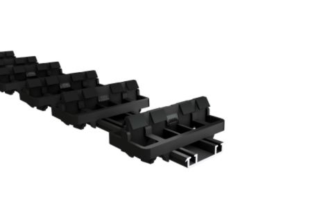 Grad mini rail for curved and rounded shapes