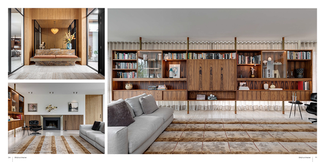 Houten interieur luxe patiowoning