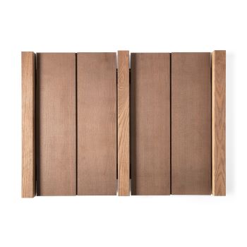 HOTwood essen gevelbekleding Pulse line met onzichtbare bevestiging