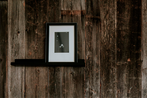 Wandbekleding met Europees barnwood