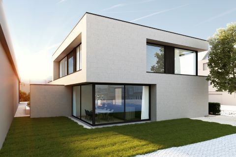 Moderne houtskeletbouwwoning Moderne houtskeletbouwwoning