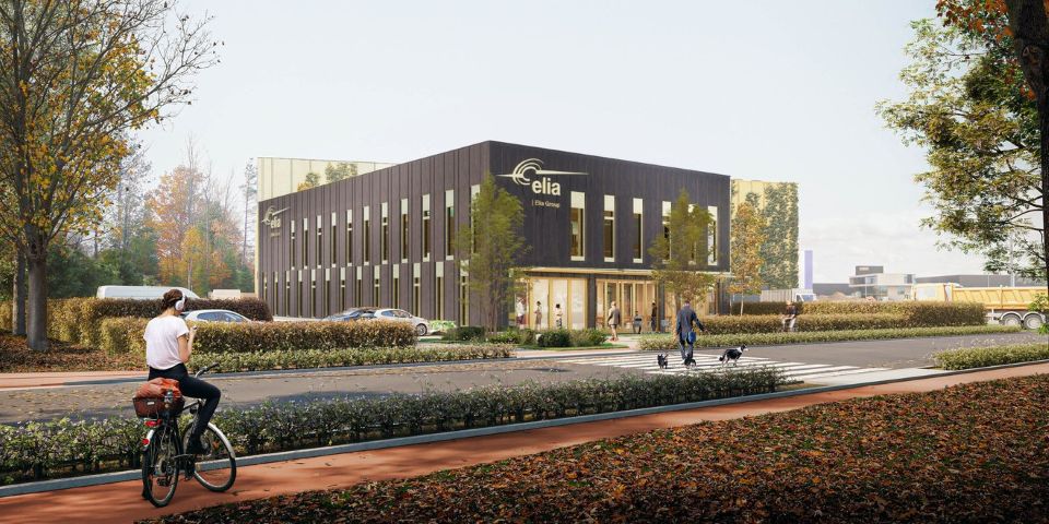 Innovatief houtbouwontwerp voor Elia Service Center te Kruisem Innovatief houtbouwontwerp voor Elia Service Center te Kruisem