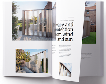 Brochure Houten zonwering | Carpentier