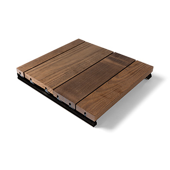 HOTwood essen Terrasplank Plus line QC met onzichtbare bevestiging