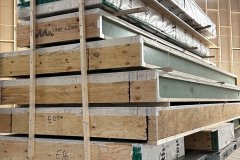 Geprefabriceerde vloerpanelen bij Carpentier Geprefabriceerde vloerpanelen bij Carpentier