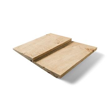 Eiken gevelbekleding Zweeds rabat 