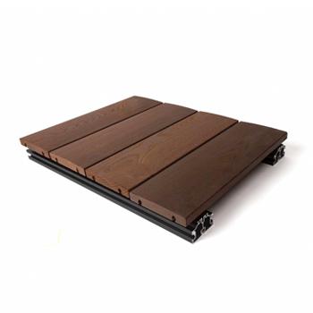 HOTwood essen terrasplank QC bol geschaafd