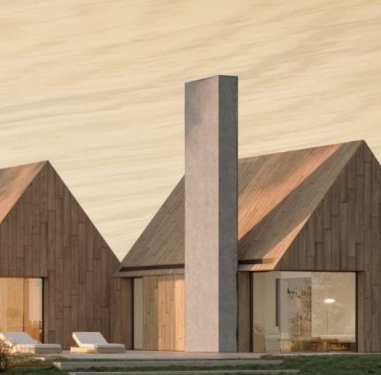 Timber-framed house