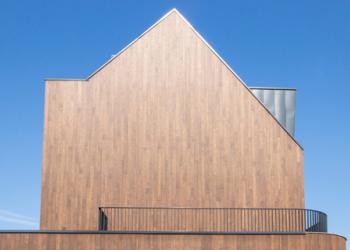 Woningbouwproject met Bamboo X-treme® gevelbekleding Halfhouts rabat QC