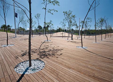 Houten terras