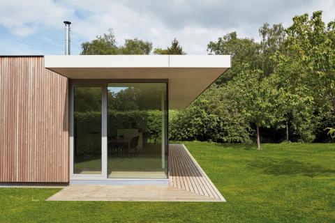 Houten gevelbekleding woning Heule | Carpentier