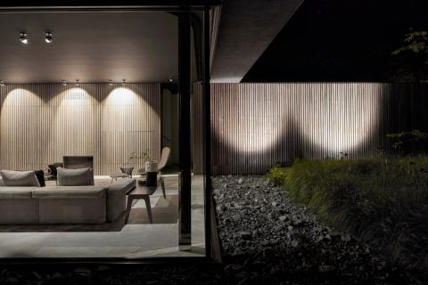 Houten gevelbekleding Villa Lubbeek