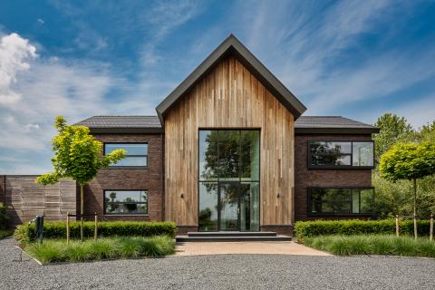 HOTwood essen gevelbekleding Villa Den Ilp | Carpentier