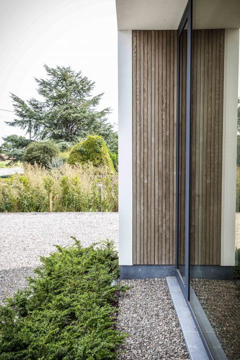 Thermisch essen gevelbekleding notariskantoor Diksmuide | Carpentier