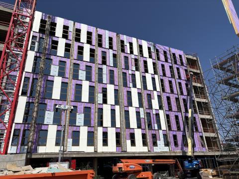 Gevelrenovatie met houtskeletwanden