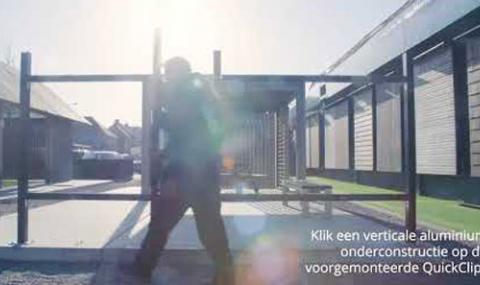 QuickClip®, montage houten omheining