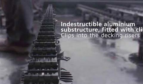 Video QuickClip®, plaatsingsinstructies terrasdragers