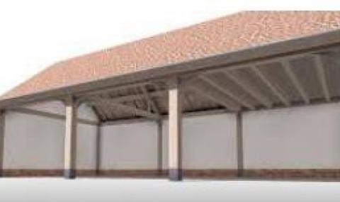 Hoe een plafond in een eiken bijgebouw tekenen