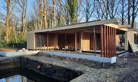 Houtskeletbouw woning Aalter