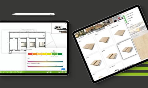Carpentier iPad app voor houten bijgebouwen, poorten en houtskeletbouw