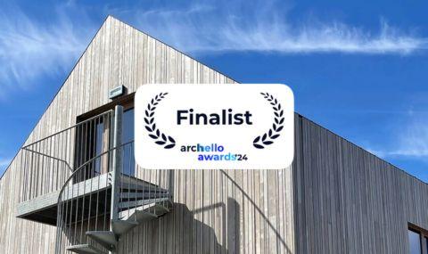 Houten gevelbekleding genoemd als finalist voor Archello Awards 2024