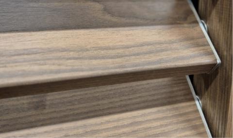 Houten shutter met gevelintegratie