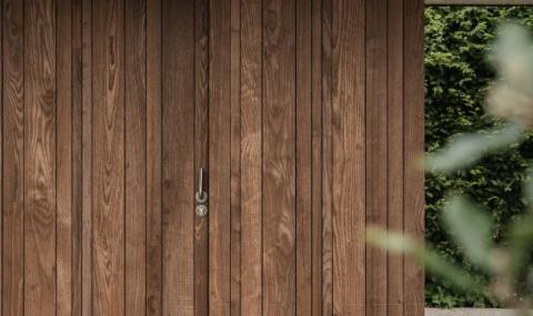 Verticale gevelbekleding in hout 