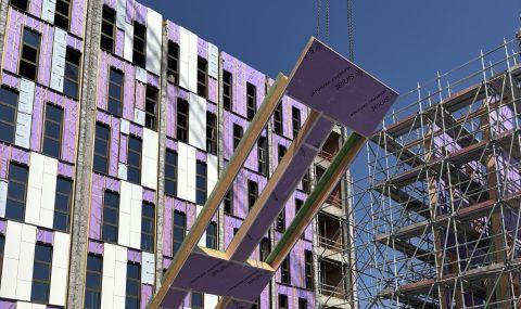 Renovatieproject met circulaire houtskeletwanden
