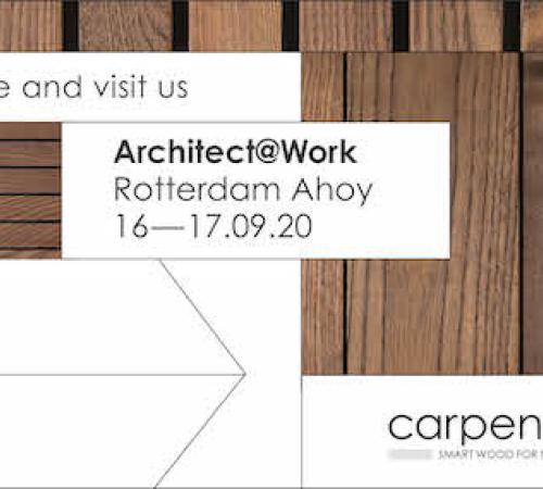 Carpentier op Architect@Work Rotterdam