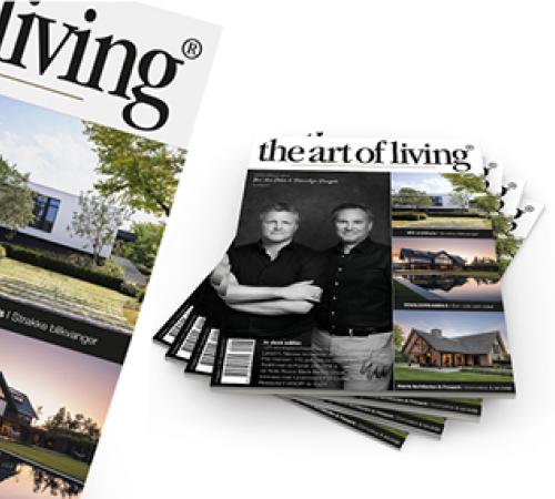 Project van Carpentier in The Art of Living magazine