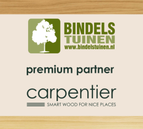 Bindels Tuinen premium partner van Carpentier in Oost-Nederland