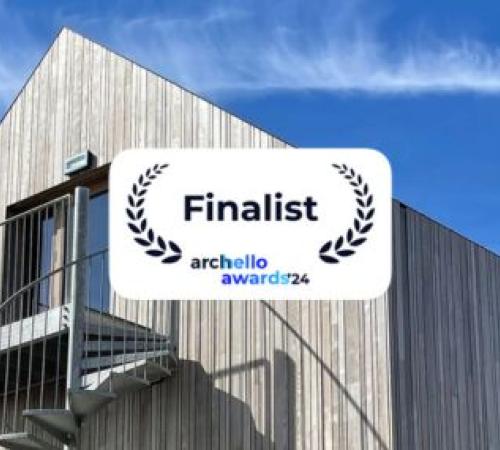 Houten gevelbekleding genoemd als finalist voor Archello Awards 2024