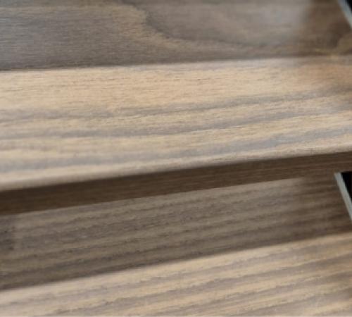 Houten shutter met gevelintegratie