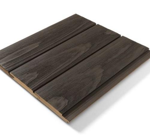 Brushed and oiled tongue and groove plank in HOTwood Clear Pine