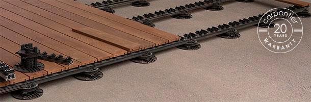 Aluminium onderconstructie voor terras