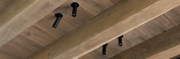 Eiken plafondbekleding