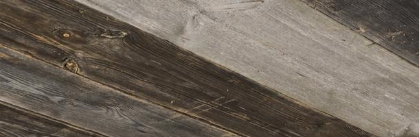 Oud hout plafond