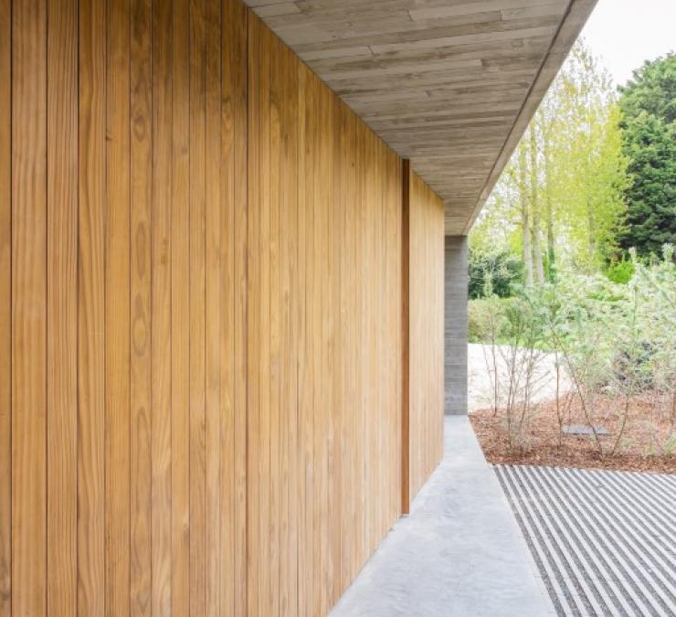 Gevelbekleding HOTwood clear pine Villa Koksijde | Carpentier