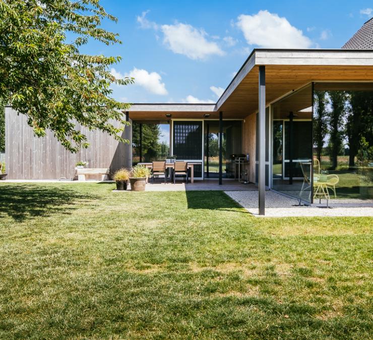 Houten aanbouw woning Ramskapelle  | Carpentier