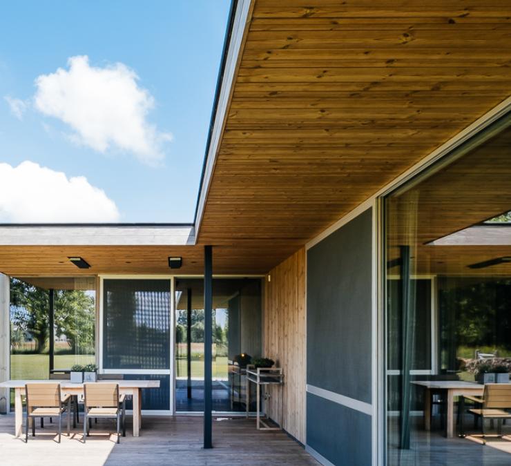 Houten aanbouw woning Ramskapelle  | Carpentier