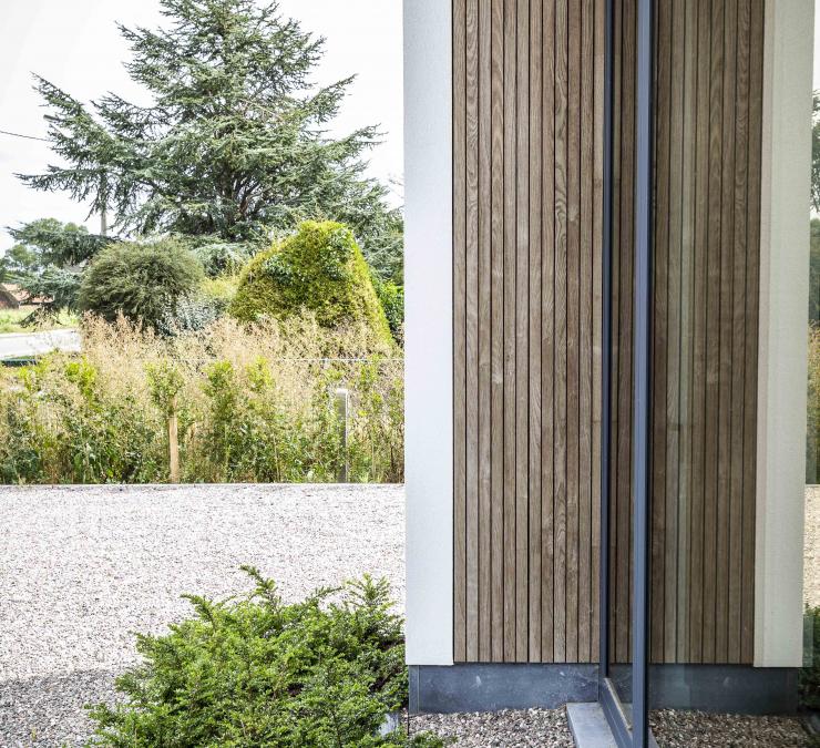 Thermisch essen gevelbekleding notariskantoor Diksmuide | Carpentier