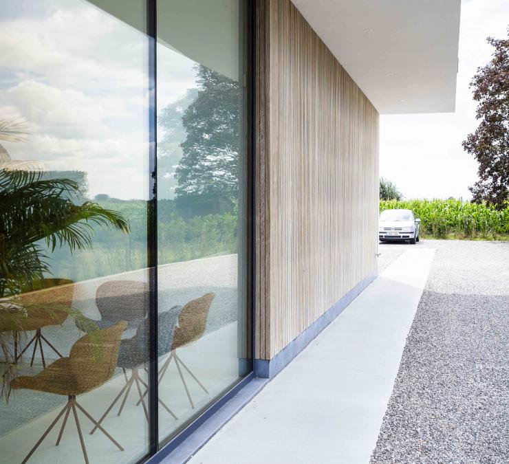Thermisch essen gevelbekleding notariskantoor Diksmuide | Carpentier
