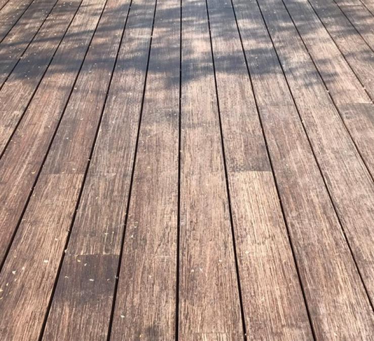 Thermisch bamboe terras tuin woning Roeselare